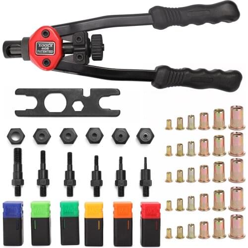 Hand Riveter BT-605 Manual Rivet Machine Riveting Tools with Nut Dies M3-M10 Riveter Gun tool Hand Insert Rivet Nut Tool