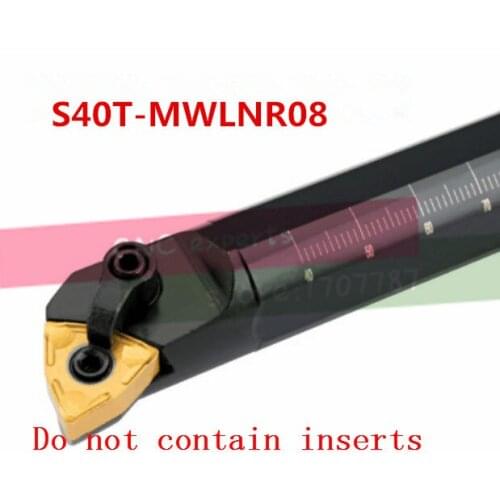 S40T-MWLNR08/S40T-MWLNL08,internal turning tool holder original boring bar suitable mini lathe machine use carbide