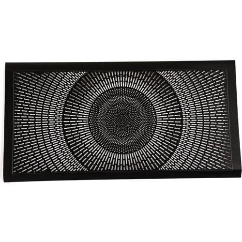 Car Styling For Mercedes Benz G Class W463 2004-2011 Aluminum alloy Black Car Dashboard Speaker Cover Stickers Auto Accessories