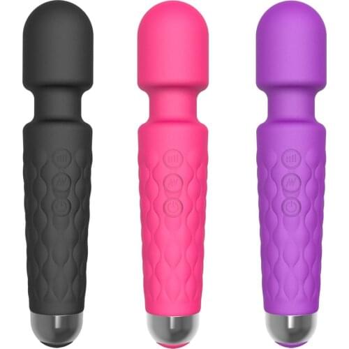 Female Masturbation Device Strong Shock Av Stick Massage High Simulation Penis Gun Machine Vibrators