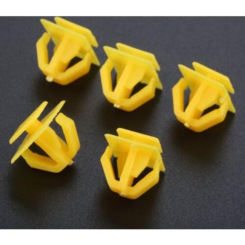 Yetaha 50pcs Rocker Moulding Clip Nylon Auto Decoration Fastener for Hyundai 87758-35000 Santa Fe & Tiburon1995-On Car Styling