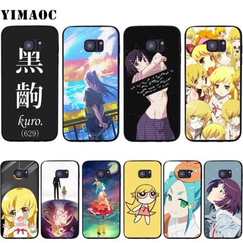 YIMAOC Monogatari Case for Samsung Galaxy A7 A8 A9 A10 A20 A30 A40 A50 A70 M10 M20 M30 S10e J6 Plus