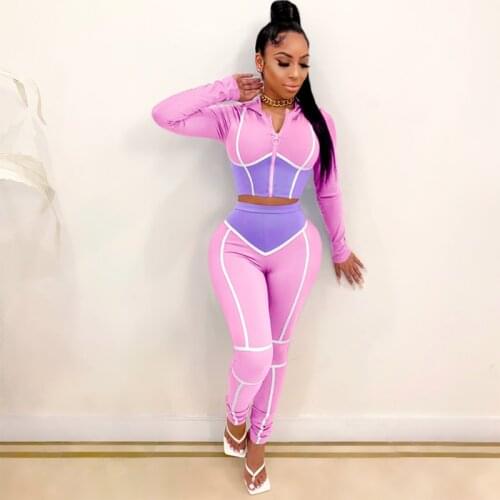 Huan Wei Custom Logo Women Active Wear Crop Yoga Leggings And Tops Fitness Set