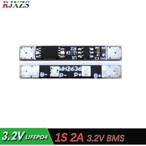1S 2A 3.6V LiFePO4 BMS/PCM/PCB battery protection circuit board for 1 Packs 18650 Battery Cell