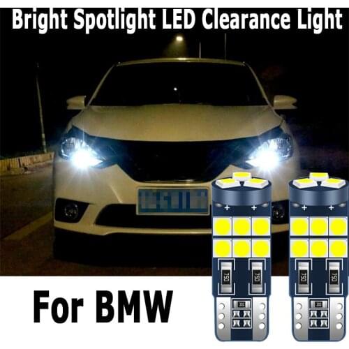 2pcs Car LED Clearance Light W5W T10 Bulb Canbus For BMW E91 E92 E39 E38 E34 F11 E60 E84 E87 F20 E70 e46 e90 x1 x5 e36 f10 f30 3