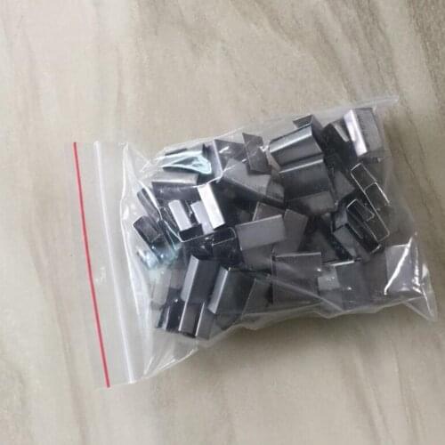 50pcs Stainless Steel Greenhouse Overlap S Clips Durable Glass Frame Fixing Clamp