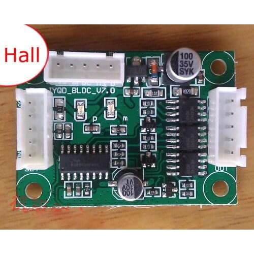 DC 12v 24v 3A 70W JYQD_V7.0 10V-28V brushless Hall dc motor driver control/xj