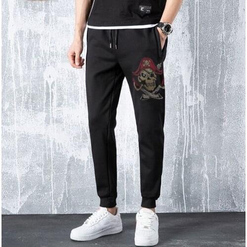 Hot drill top quality Streetwear Mens jogger Pants Hip Hop Casual Male Track Trousers Fashion Rhinestones Men Pants 4XL