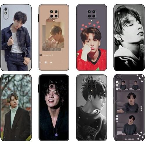 Black tpu Case For Xiaomi Redmi 7A 8 8A 9 9A 9C Case Redmi Note 8T 8 Pro T Note 9 9S 9 Pro Case Kpop euphoria jungkook
