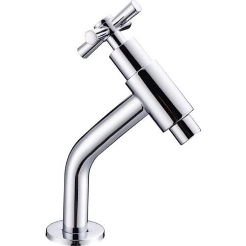 L16021 - Luxury Deck Mounted Chrome Finish Brass Material Round and Square 2 Models of Basin Tap