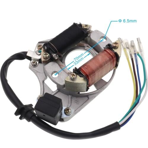 DY100 AC 2 Coil Stator Magneto Plate for Chinese Taotao Sunl 50CC 70CC 90CC 125CC ATV Quad