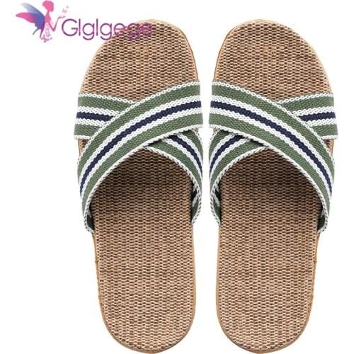 Mn Womens Fashion Weave Cane Bottom Flat Slippers Indoor Shoes Open Toe Home Summer Beach Casual Outdoor Slippers Chaussures