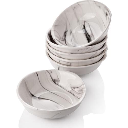 Queens Kitchen Marble Pattern 6 Pcs Big Bowl Set