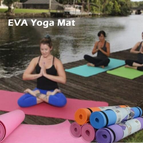 6MM EVA Non-slip Fitness Slim Gym Exercise Mats Environmental Tasteless Pilates Gym Exercise Pads Fitness Mat