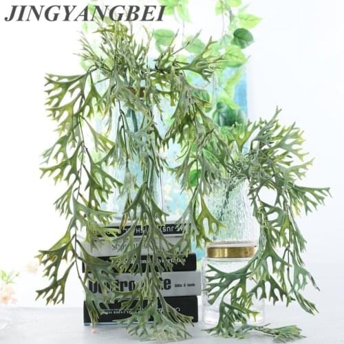 Reindeer Antlers Vines Decor Hanging Artificial Plant Plastic Leaf Grass Wedding Party Wall Balcony Christmas Decoration