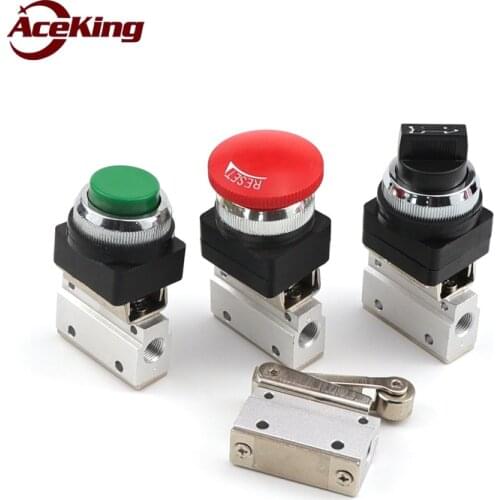 Mov-02 pneumatic valve manual valve air valve switch air control valve button valve roller stroke limit mechanical valve MOV-01