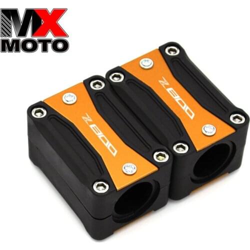 Suitable for Kawasaki motorcycle Z800 landing protection Installed on the bumper Protective glue Anti-drop glue 2014 2016 2017