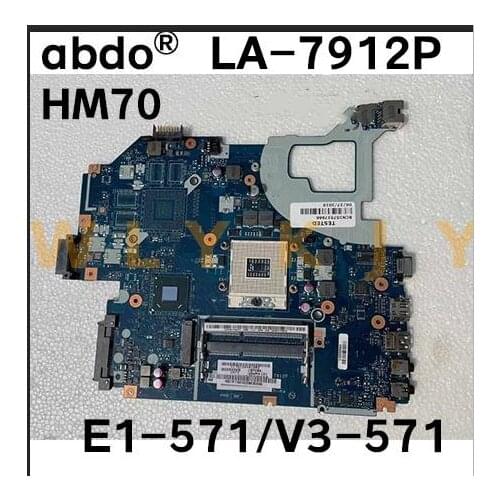 Q5WVH Q5WV1 LA-7912P For ACER E1-531 V3-571 E1-571G V3-571G V3-531G laptop motherboard HM70 DDR3 100% test work