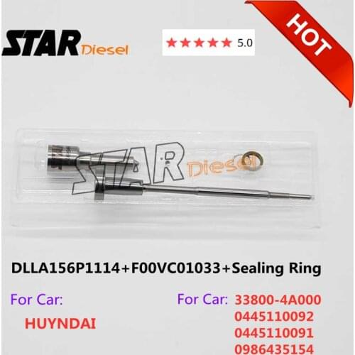 Repair Kits F00VC01033 Valve DLLA156P1114 0433171719 Injector Nozzle For HUYNDAI 33800-4A000 0445110092 0445110091 0986435154