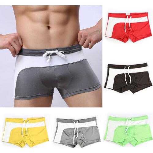 Swim Shorts Board Surf For Men Breathable Running Gym Beach Patchwork Short Swimwear #AAA