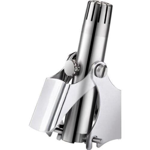 Arrive Nose Trimmer Safety Men Beauty Nose Manual Body Trim Washable Stainless Steel Nose Hair Trimming