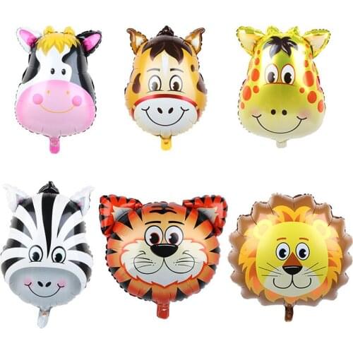 ANIMALS BALLOONS - 64cm*46cm Animal Balloons Kit For Jungle Safari Animals Theme Birthday Party Decorations