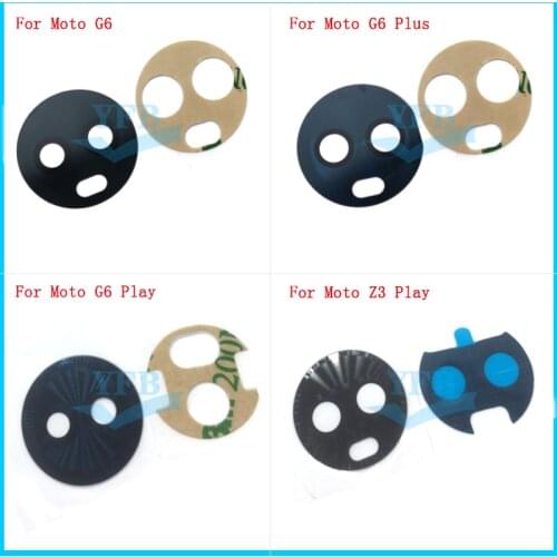 Rear Back Camera Glass Lens Cover For Motorola Moto G6 G6 Plus Z3 play Z4 XT1980 with Ahesive Sticker Replacement Parts