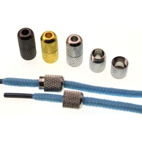 6pcs 3.5mm Hole,Shoelace Buckle Convenient Tieless, Lazy Shoe Laces Buckle, DIY Jewelry Necklace Bracelet End Caps Connector