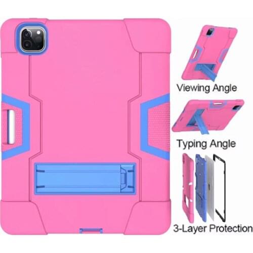 Hard PC & TPU Silicone Cover for IPad Pro 11 Pro11 2020 2018 1st 2nd A2230 A1934 Tablet Case Shockproof Protective Stand Shell