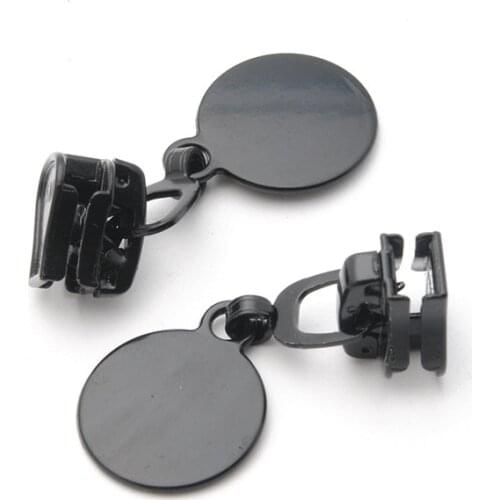 2 pieces round geometric shape zipper head puller No. 5 resin zipper pull Textile luggage accessories 5# pull head