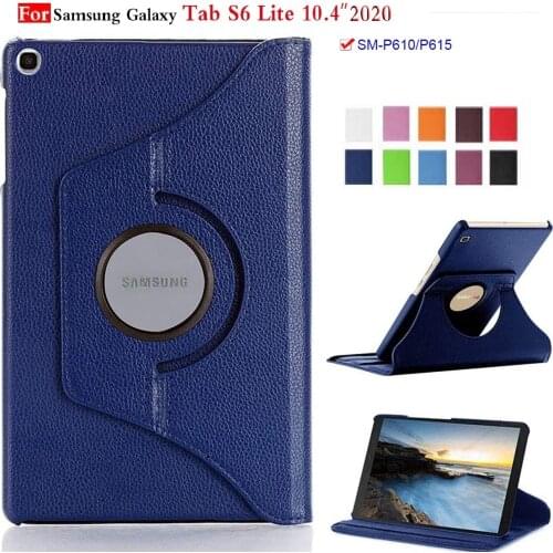 360 Degree Rotating Cover for samsung galaxy tab s6 lite SM-P610 SM-P615 case for samsung galaxy tab 10.4 inch P610 Tablet Case