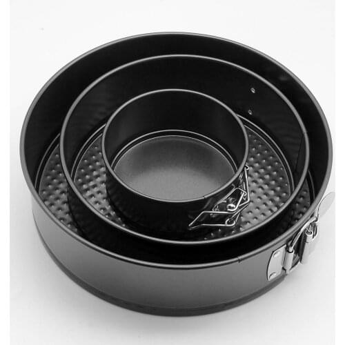 4/7/9" Non Stick Cake Mold Baking Pan 3 Layer Cake Tray Spring Form Round Bakeware 3PCS/Set