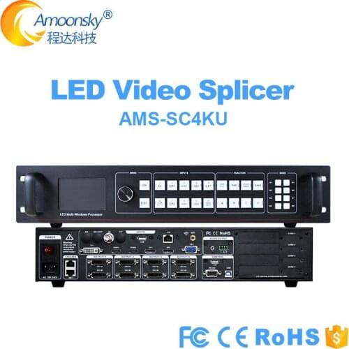 4K video controller with usb like vdwall lvp609 4K*2K 60Hz led video processor for p5 led outdoor rental stage screen
