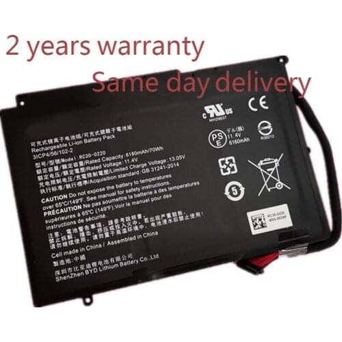 RC30-0220 Battery For Razer Blade Pro 2017 GTX 1060,2019 RTX 2060 RZ09-02878E92 7E92 02202E75 03146E92 03148E13