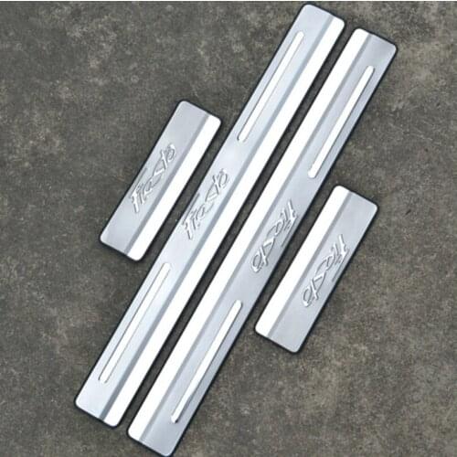 Accessories Fit for Ford Fiesta 2009 2010 2011 2012 2013 2014 2015 Scuff Plate Car Door Sill