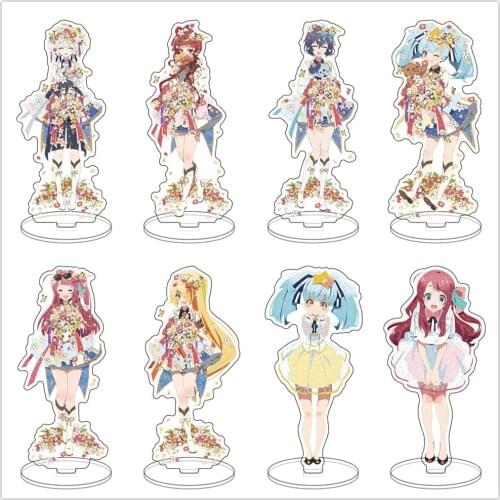 Anime ZOMBIE LAND SAGA Minamoto Sakura Nikaido Junko Acrylic Stand Figure Desk Decor Collection Model Toy Doll Gifts Cosplay