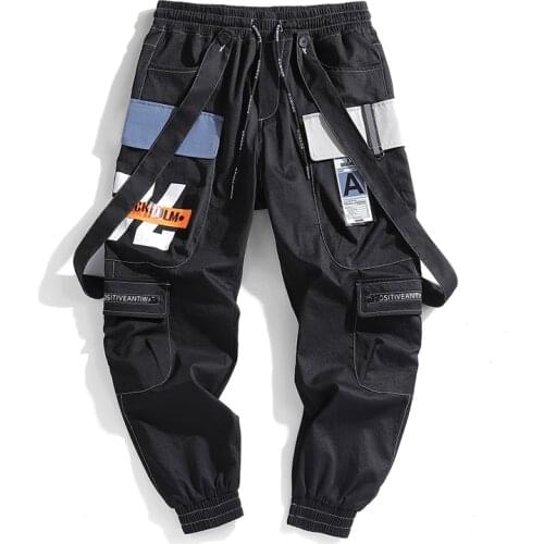 Cargo Pants Fashion Printing Men Pants 2021 New Hot Jogger Leisure Sports Trousers Men Hip Hop Streetwear Beam Foot