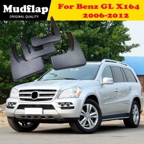 Mud Flaps FOR Mercedes Benz GL X164 350 450 2007-2012 Mudguards Mudflaps Splash Guards 2008 2009 2010 2011 Carbody Protection