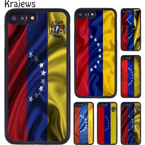 Krajews Venezuela Flag Phone Case For iPhone X XR XS 11 12 Pro MAX 5 6 6S 7 8 Plus Samsung Galaxy S7edge S8 S9 S10