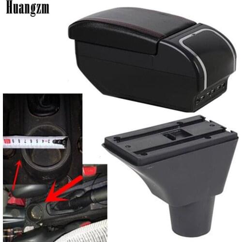 For Chevrolet Spark III armrest box central Store content Aveo T200 armrest box with cup holder ashtray Generic model