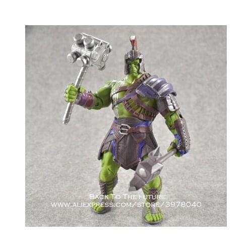 Disney Marvel Avengers Thor 3 Ragnarok Hulk Robert Bruce 20cm Action Figure Anime Decoration PVC Collection Figurine Toy model