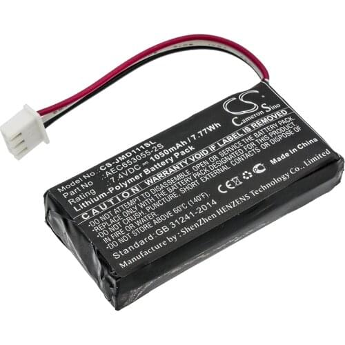 Cameron Sino Speaker Replacement Li-Polymer Battery 1050mAh For AEC653055-2S JBL Flip, Flip 1 Free Tools