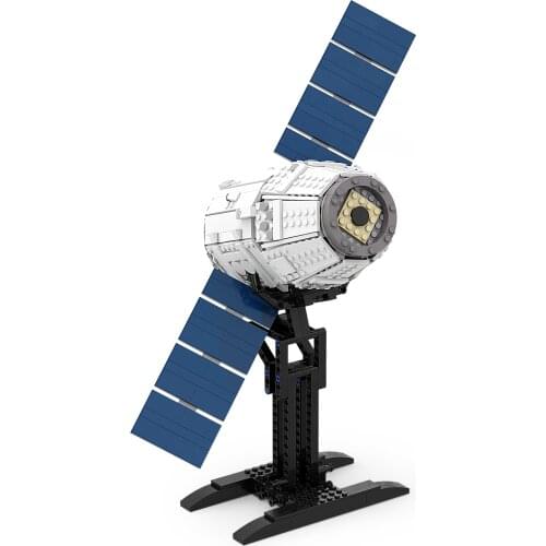 SpaceX Dragon Spaceship Space Exploration Building Blocks Model Kids Educational Bricks Toys DIY Children Xmas Gift