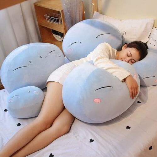 Cartoon Anime Plush Toys That Time I Got Reincarnated As A Slime Rimuru Tempest Cosplay Prop Stuffed Doll Pillow for Girls Gift