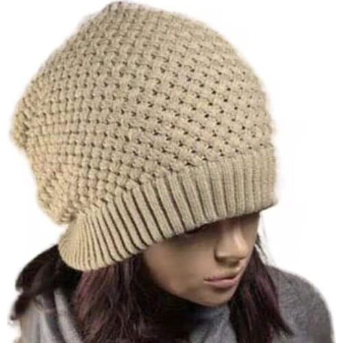 2017 NEW Fashionable Brand Men And Women Caps Skullies Beanies Wnter Knitting Warm Hats 3 color 5001