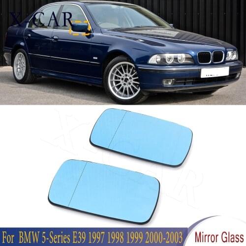 X-CAR Car Front Heated Rearview Mirror Side Mirror Glass Car Styling For BMW 5-Series E39 Sedan/Wagon 1997 1998 1999 2000-2003