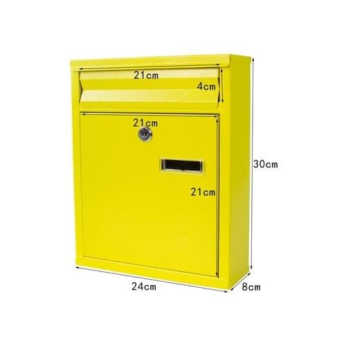 Villa Letter Box Rain Letter Box Wall Outdoor Outdoor Small Comment Box Creative European Style Lock Mailbox Mailbox