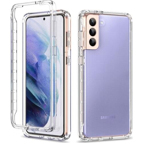 Clear Case For Samsung Galaxy S20 S21 S10 Plus Ultra A41 A51 A71 Crystal Transparent Shockproof Protective Cover for S10e A51 5G