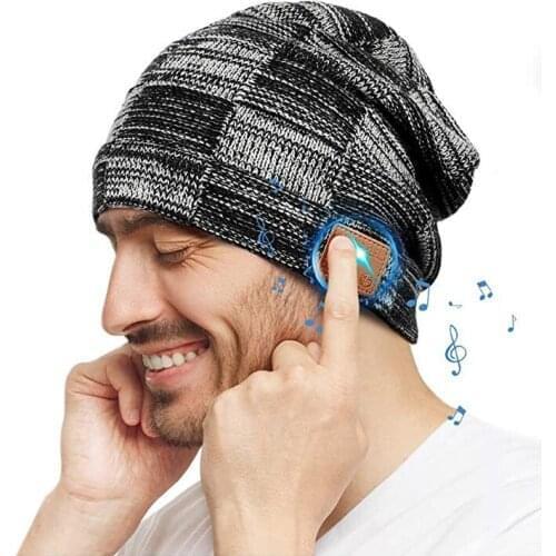 Earphone Hat Fashion Cap Winter Warm Hat Listen To Music Bluetooth 5.0 Earphone Hat