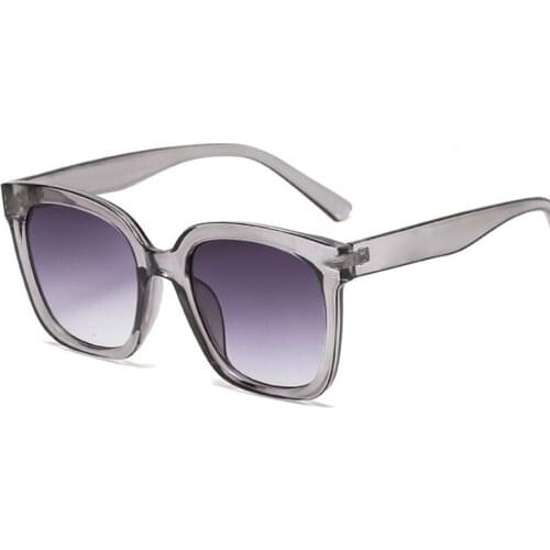 Vintage White Square Sunglasses Women Brand Designer Retro Oversized Sun Glasses For Female Men Big Gradient Shades oculos UV400